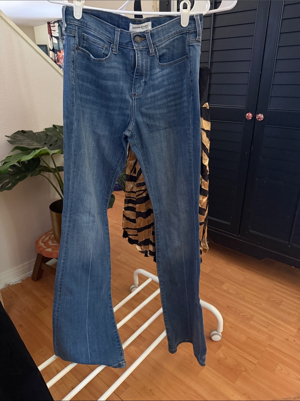Banana Republic Medium Blue Denim Flare Jeans